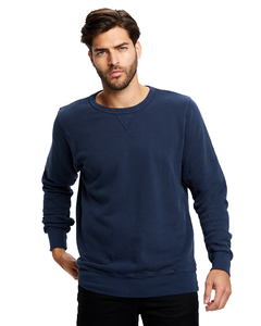 US Blanks US8000G Men's Garment-Dyed Heavy French Terry Crewneck Sweatshirt