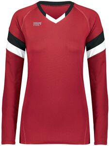 HighFive 342242 Ladies TruHit Tri-Color Long Sleeve Jersey