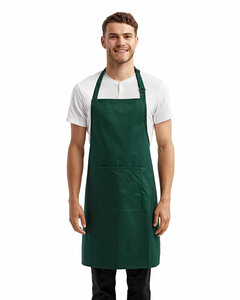 Artisan Collection by Reprime RP154 Unisex 'Colours' Recycled Bib Apron with Pocket