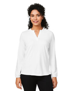 Devon & Jones DP122W Ladies' Raleigh Half-Placket Knit Top