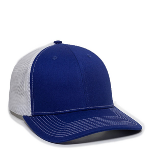 Outdoor Cap OC771 Structured Trucker With Solid Mesh Back Hat