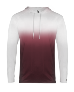 Badger Sport 4205 Ombre Hood Tee