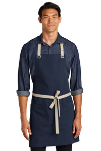Port Authority A815 Port Authority ® Canvas Full-Length Two-Pocket Apron