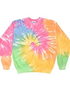 Tie-Dye H8150 Tie Dye Crew Neck Fleece thumbnail