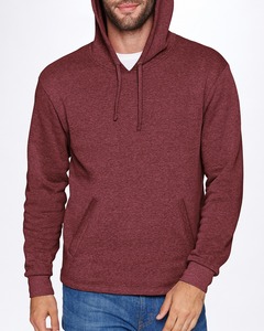 Next Level Men's Denim Fleece Full-Zip Hoody - 7.4 Oz Heather Fleece, Unisex Fit (Style 9600) - View #10