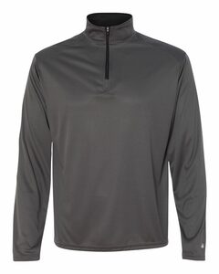 Badger Sport 4102 Men's Lightweight Long-Sleeve Quarter-Zip Performance Pullover