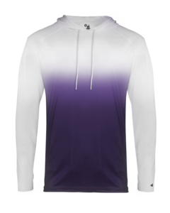 Badger Sport 4205 Ombre Hood Tee