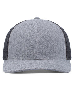 Pacific Headwear 210C Melange Heather Low-Profile Trucker