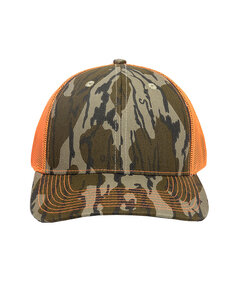 Outdoor Cap OC771C Structured Camo Trucker With Solid Mesh Back Hat