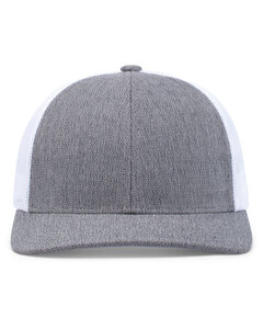 Pacific Headwear 210C Melange Heather Low-Profile Trucker