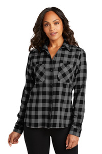 Port Authority LW669 Ladies Plaid Flannel Shirt