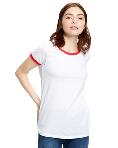 US Blanks US609 Ladies' Classic Ringer T-Shirt