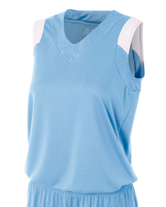 A4 NW2340 Ladies' Moisture Management V Neck Muscle Shirt