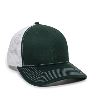 Outdoor Cap OC771 Structured Trucker With Solid Mesh Back Hat