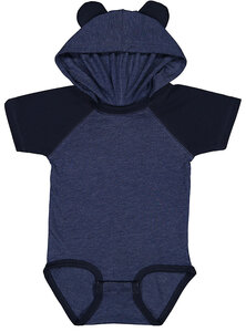 Rabbit Skins 4417 Infant Character Hooded Bodysuit with Ears