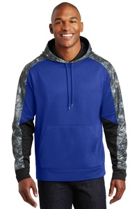 Sport-Tek ST231 Sport-Wick ® Mineral Freeze Fleece Colorblock Hooded Pullover