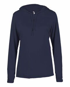 Badger Sport 4165 B Core L/S Women's Hood Tee