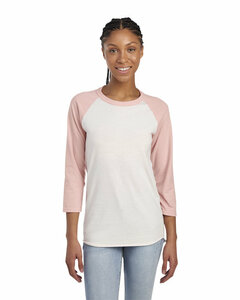 Jerzees 560RR Unisex Premium Blend Ring-Spun 3/4 Sleeve Raglan T-Shirt