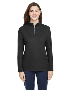 CORE365 CE405W Ladies' Fusion ChromaSoft™ Pique Quarter-Zip