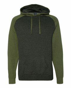 Independent Trading Co. IND40RP Raglan Hooded Sweatshirt