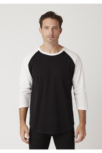 Cotton Heritage MC1190 3/4 Sleeve Baseball Tee