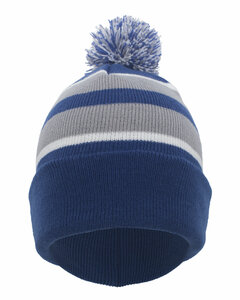 Pacific Headwear 641K Knit Fold Over Pom-Pom Beanie