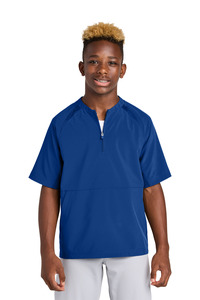 Sport-Tek YJST489 Youth Repeat 1/2-Zip Short Sleeve Jacket