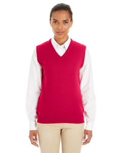Harriton M415W Ladies' Pilbloc™ V-Neck Sweater Vest