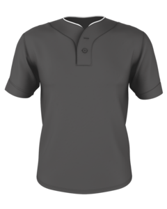 Alleson Athletic 52MTHJY Youth Two Button Mesh Baseball Jersey With Piping