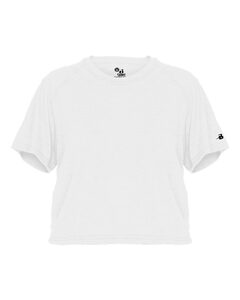 Badger Sport 4963 Tri Blend Women's Crop Tee