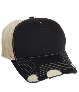 Mega Cap 6984 Distressed Trucker Cap