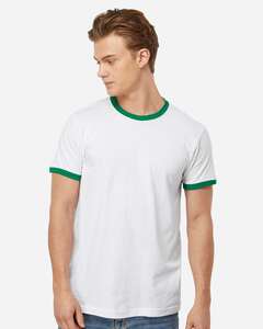 Tultex 246 Unisex Fine Jersey Ringer T-Shirt