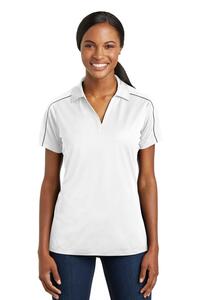 Sport-Tek LST653 Ladies Micropique Sport-Wick ® Piped Polo