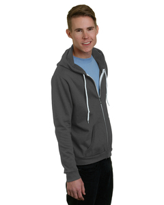 Bayside BA875 Unisex 7 oz., 50/50 Full-Zip Fashion Hooded Sweatshirt