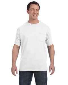 Hanes H5590 Authentic-T ® 100% Cotton T-Shirt with Pocket thumbnail