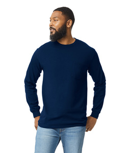 Gildan G241 Unisex Ultra Cotton® Long Sleeve Pocket T-Shirt
