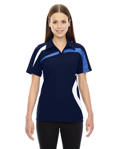 North End 78645 Ladies' Impact Performance Polyester Piqué Colorblock Polo