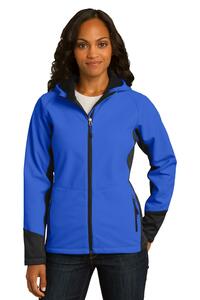 Port Authority L319 Ladies Vertical Hooded Soft Shell Jacket