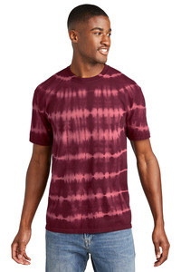 Port & Company PC142 Allover Stripe Tie-Dye Tee