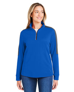 CORE365 CE404W Ladies' Market Snag Protect Mesh ColorblockQuarter-Zip