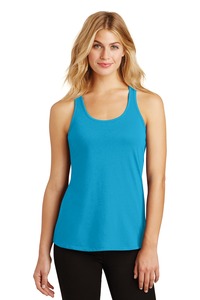 District DM420 Ladies 60/40 Gathered Racerback Tank