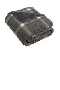 Port Authority BP48 Double-Sided Sherpa/Plush Blanket