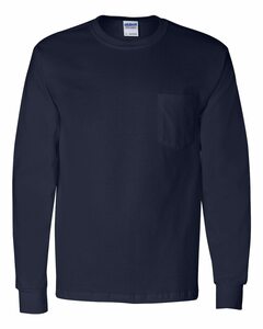 Gildan G241 Unisex Ultra Cotton® Long Sleeve Pocket T-Shirt
