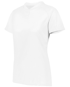 Augusta Sportswear AG1567 Ladies Attain Wicking Two-Button Softball Jersey