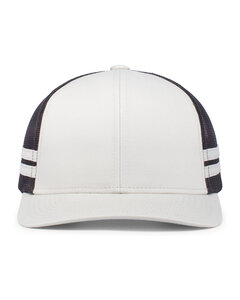 Pacific Headwear P115 Low-Profile Stripe Trucker Cap