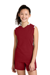 Sport-Tek YST441 Youth Club Sleeveless V-Neck