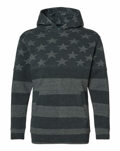 J America 8880JA Youth Triblend Pullover Hooded Sweatshirt