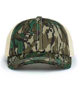 Pacific Headwear P640 VINTAGE MOSSY OAK® TRUCKER CAP