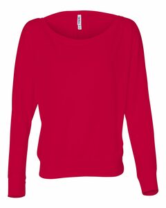 Bella + Canvas 8850 Women’s Flowy Off Shoulder Long Sleeve Tee thumbnail