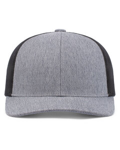 Pacific Headwear 210C Melange Heather Low-Profile Trucker